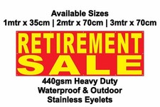 Retirement Sale Banner 440gsm