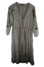 ZARA TRF White Dress size M Womens Casual Outdoors Outerwear