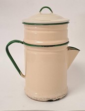 Vintage Cream & Green Trim