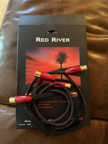 Audioquest red river xlr - red,
