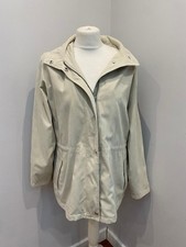 Stone Beige Jacket Large Hood