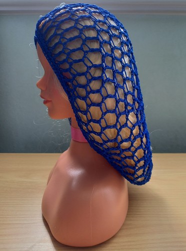 Royal blue crochet mesh - royal,
