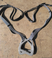 Trapeze Swing Rings, Gymnastics Pull Up Ring with 1m Straps, Adjustable