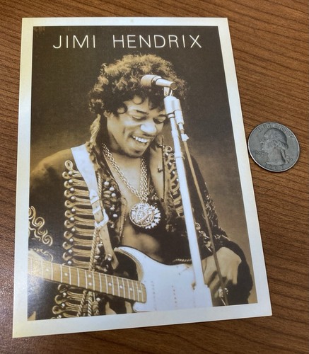 Jimi hendrix postcard glossy - hendrix,