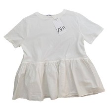 BNWT Zara S  White Tunic