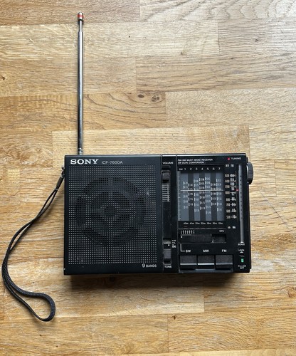 Sony icf 7600a portable am - portable,