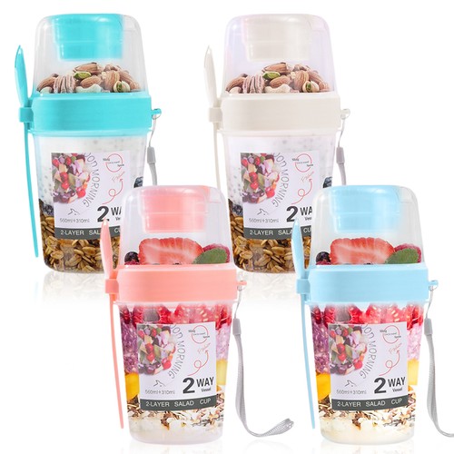 Pack portable cereal cup - cereal,