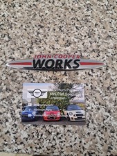 Mini Cooper S R56 Genuine Gen2 John Cooper Works Badge USED 2006-2014 TIDY