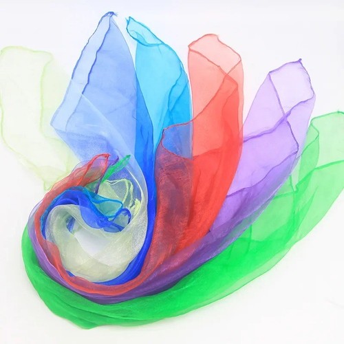 Square chiffon scarf - chiffon, ladies