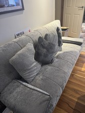 Grey Double Sofa Bed with