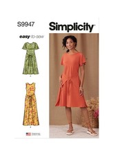 SIMPLICITY 9947 Misses Dresses, Dress SEWING PATTERN 4-12 or 12-20   10% OFF