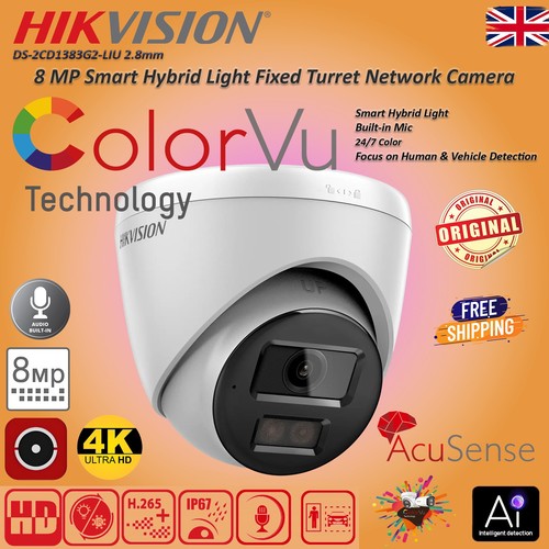 Hikvision 8mp mic dual - ir,
