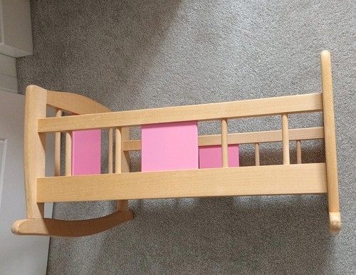 Dolls cot rocker excellent - cot,
