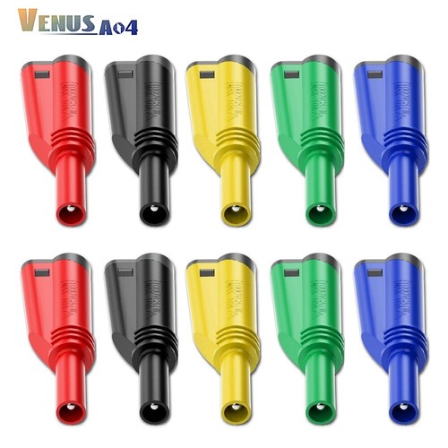 10pcs 4mm shrouded banana - 10pcs, male