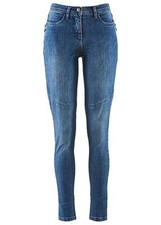 Slim Leg Stretch Jeans With Zip Hem and Pocket Detail Size 12 New