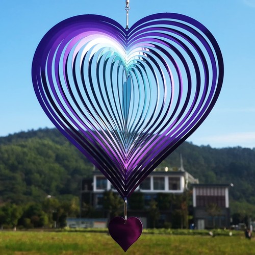 Wind spinner purple green - wind,