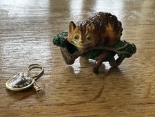 Vintage Hantel Hand Painted