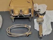 Bristan chrome lever bath shower mixer with ceramic disc valves val2 bsm c cd