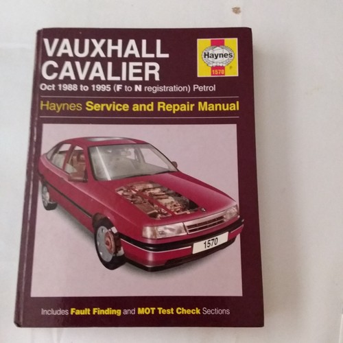 Haynes manual 1570 vauxhall - 1570,