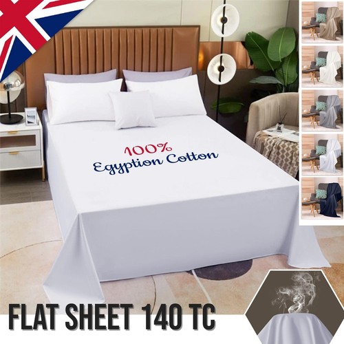 Egyptian cotton flat sheets - cotton,