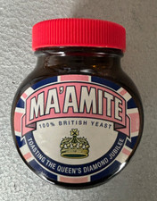 Marmite Ma'amite Queen's Diamond Jubilee Limited edition  collectors jar