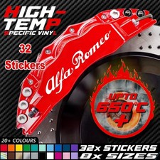 32x ALFA ROMEO High Temp Brake Calliper 8 SIZES Vinyl Decal Sticker Car Mito