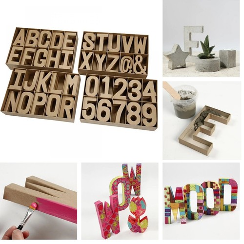 Cardboard letters signs - letters,
