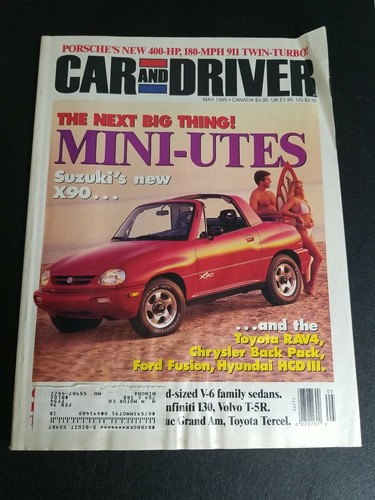 Car and driver magazine may - driver,