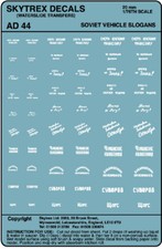 Skytrex 1/76 (20mm) Decals -