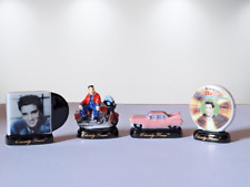 Tiny Elvis Presley collection Gold Suit Record Albums-  Figurines Dollhouse Mini