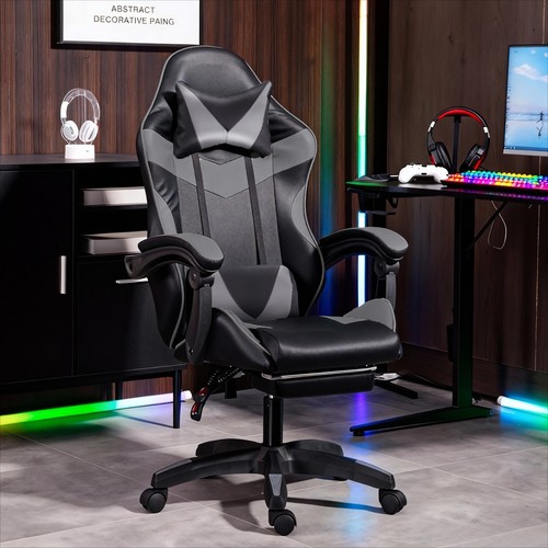 Gaming chair leather racing - chair,