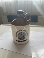 Kernewek Pottery Cornwall, Vintage Scrumpy Jug 'Cornish Country Fayre'
