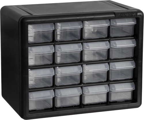 10116 drawer plastic - 16-drawer,