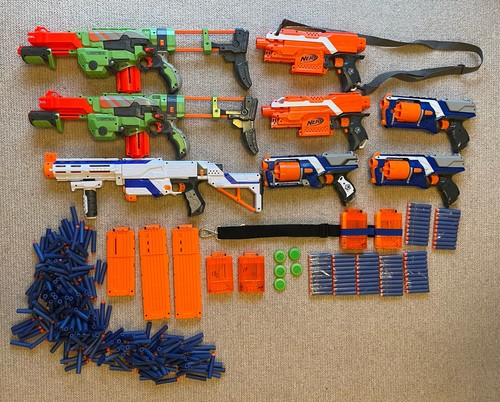 Nerf blasters bundle with - nerf,