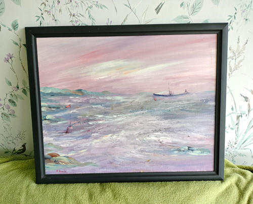 Burle signed framed - burle, original