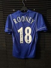 Wayne Rooney Signed  Genuine Everton Shirt With Photo Proof