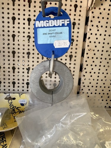 Mgduff 40mm zinc - shaft, collar