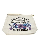 Makeup Canvas Makeup Bag -