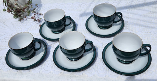 Denby england cup saucer - england,