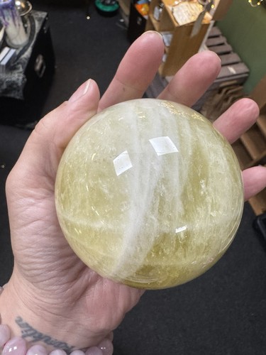 Large citrine sphere - large,