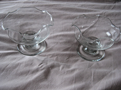 Vintage glass dessert - 2,
