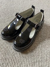 Lelli Kelly T-Bar Shoes Black Patent Size EU 37