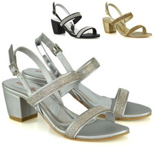 Womens Low Heel Sandals