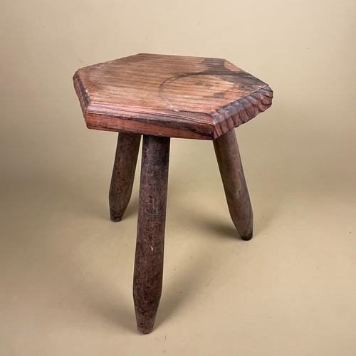 Wooden stool legs milking - wooden, 3