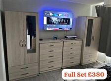 Brand New 2x Wardrobes With 2x Chest Drawers All For Only £380  ❤️