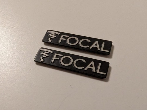 Focal audio metal badge - 2x,
