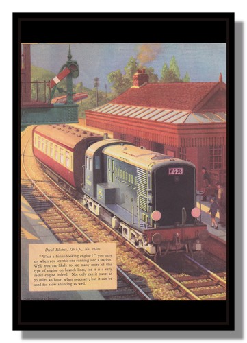 British rail diesel electric - british,