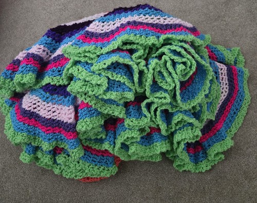 Boohoo crochet afghan rainbow - boohoo,