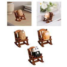 Rocking Chair Animal Figurine