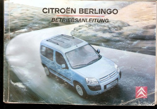 German owners manual - manual,
